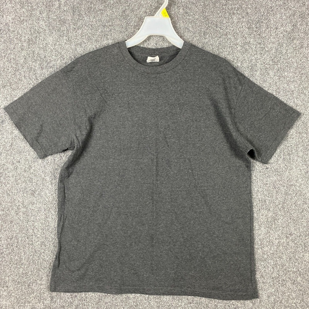 Homespun T-Shirt XL Short Sleeve Men's Gray‎ Cotton Blend Adults